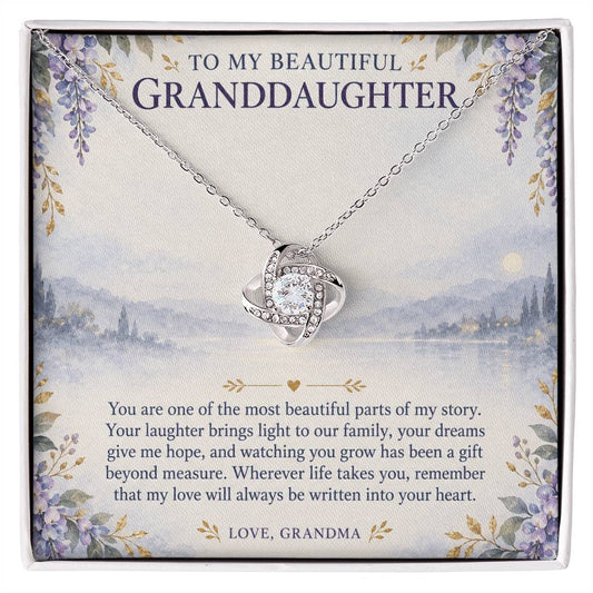 Love Knot Necklace for Granddaughter – A Beautiful Part of My Story