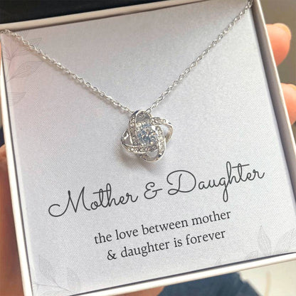 To My Daughter Love Knot Necklace – Love Between Mother and Daughter — product thumbnail 1
