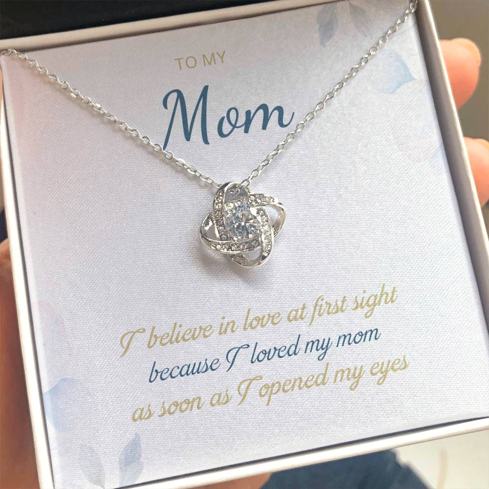 To My Mom Love Knot Necklace – Love at First Sight — product image 1