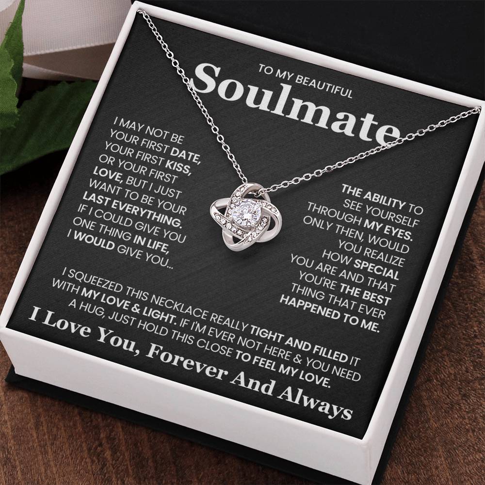 To My Soulmate Love Knot Necklace – Last Everything — product image 36