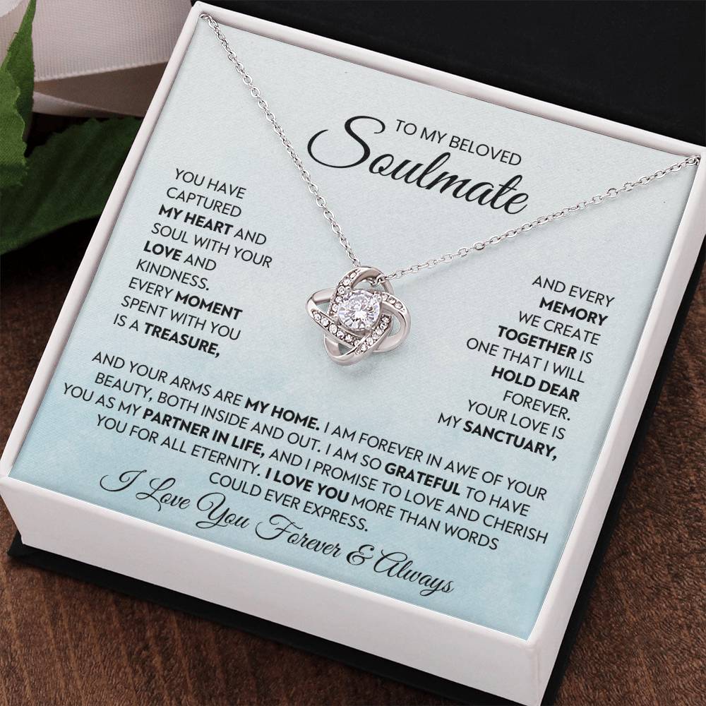 To My Beloved Soulmate Love Knot Necklace – My Sanctuary — product image 34