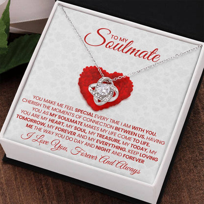 To My Soulmate Love Knot Necklace – My Today, Tomorrow & Forever — product thumbnail 17
