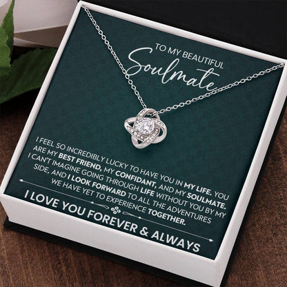 To My Beautiful Soulmate Love Knot Necklace – Life Adventures Together — product thumbnail 36