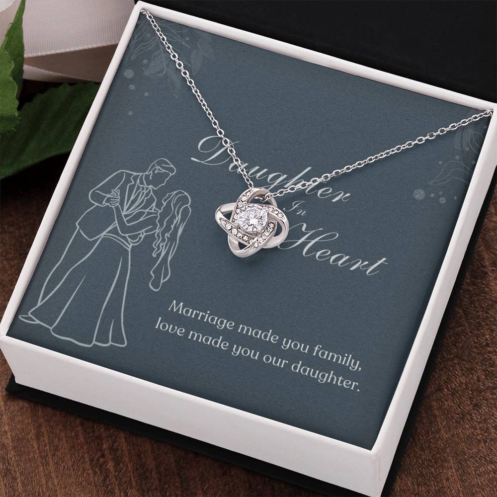 Daughter-in-Law Love Knot Necklace – Marriage Made You Family