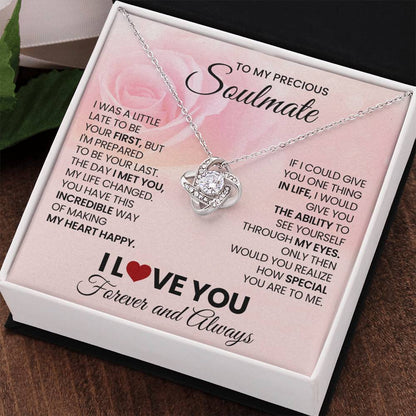 To My Precious Soulmate Love Knot Necklace – Last Everything — product thumbnail 36