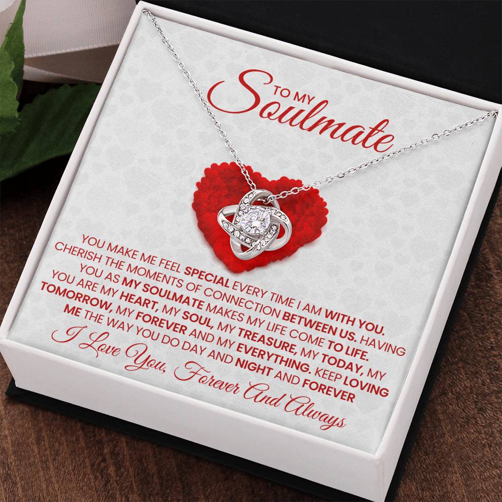 To My Soulmate Love Knot Necklace – My Today, Tomorrow & Forever — product image 36