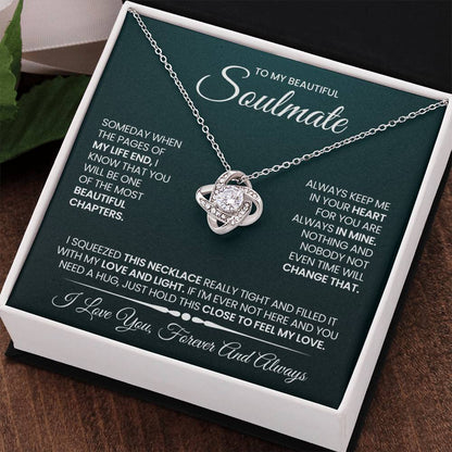 To My Soulmate Love Knot Necklace – Beautiful Chapter — product thumbnail 36