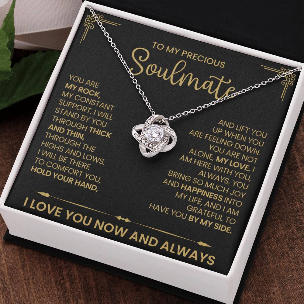 To My Precious Soulmate Love Knot Necklace – My Constant — product image 35