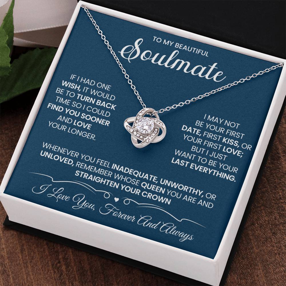 To My Soulmate Love Knot Necklace – My Last Everything — product image 17