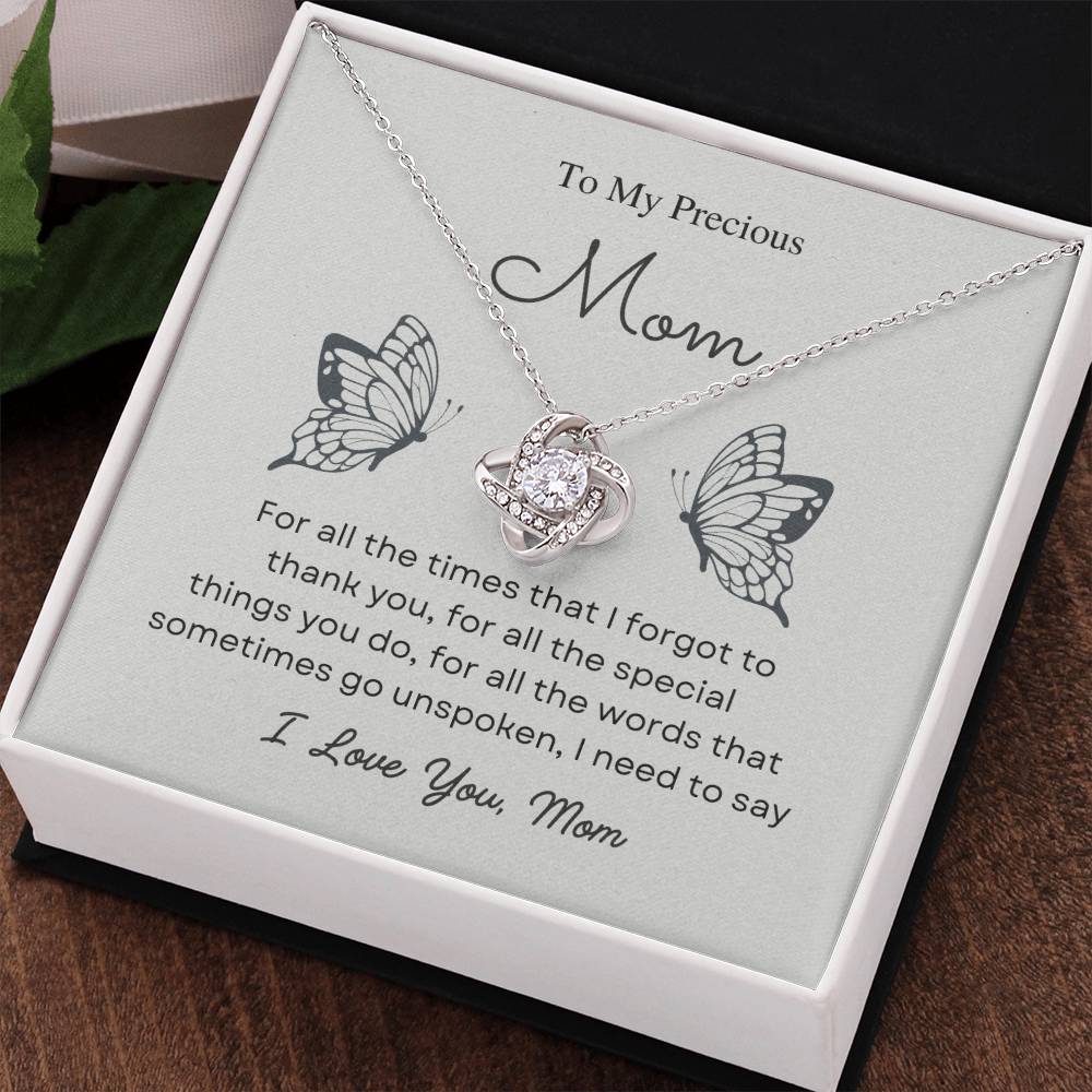 To My Mom Love Knot Necklace – What Words Leave Unspoken — product image 36