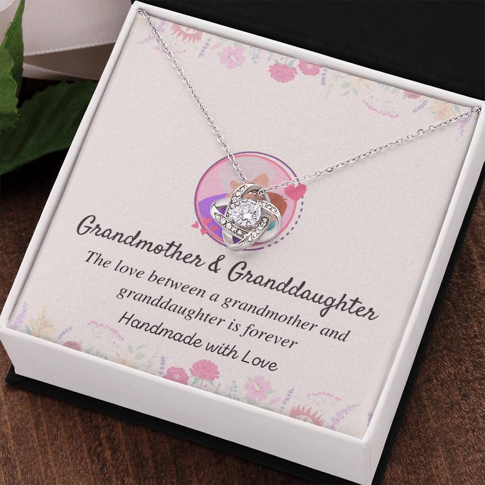 To My Granddaughter Love Knot Necklace – The Love Between Us — product image 17