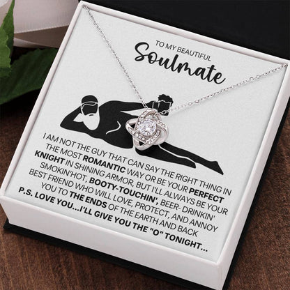 To My Beautiful Soulmate Love Knot Necklace – Best Friend Forever — product thumbnail 17
