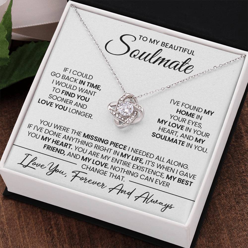 To My Soulmate Love Knot Necklace – Missing Piece — product image 36