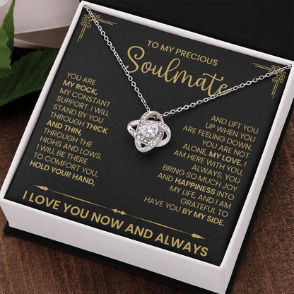 To My Precious Soulmate Love Knot Necklace – My Constant — product thumbnail 17