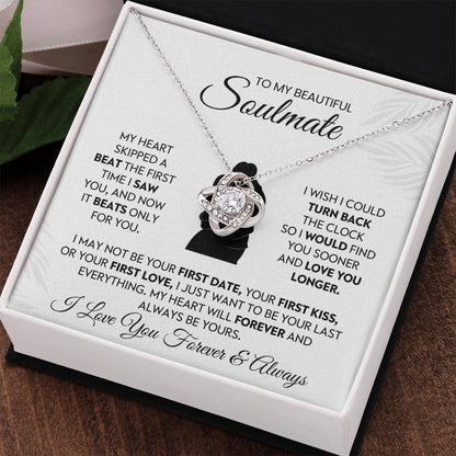 To My Beautiful Soulmate Love Knot Necklace – Love You Longer — product thumbnail 38