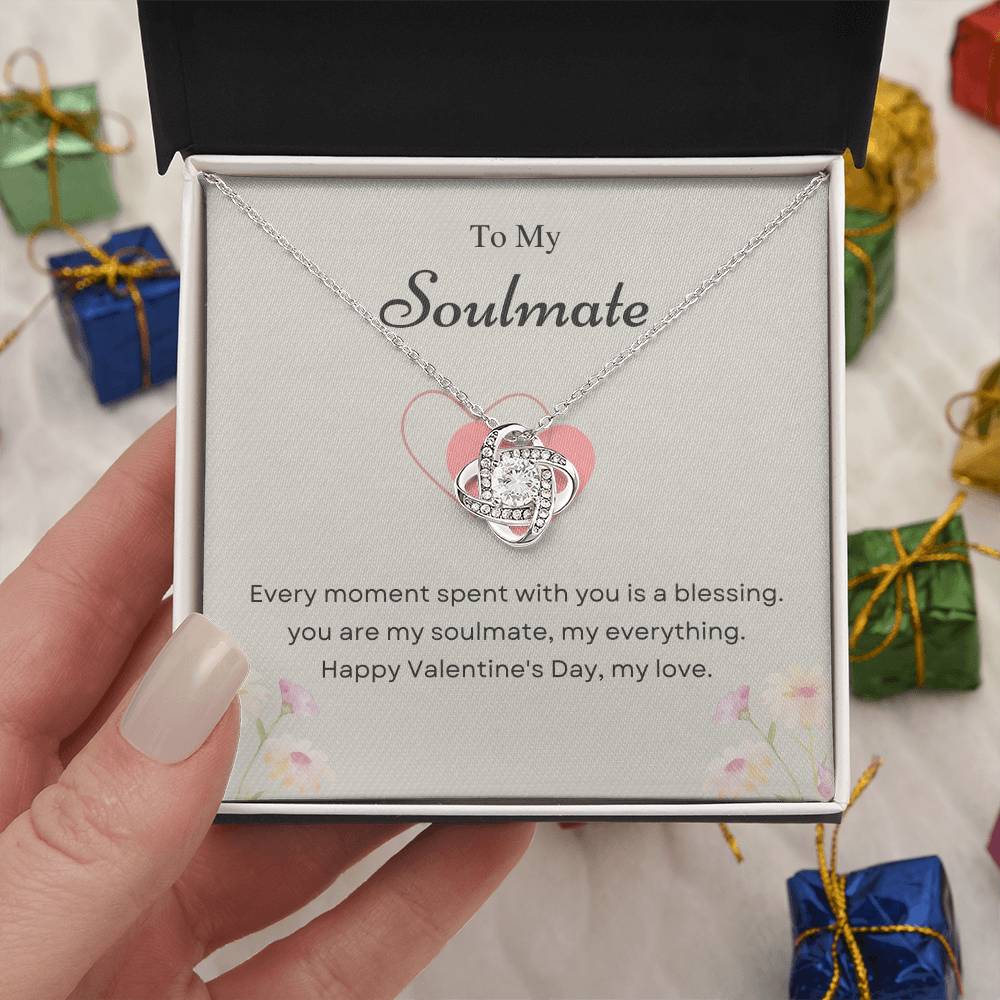 Valentine's Love Knot Necklace for Soulmate – My Everything