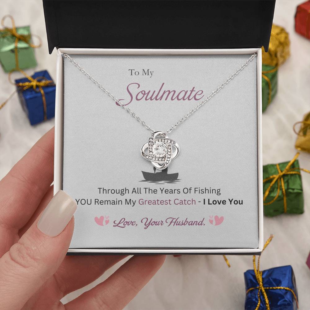 Fishing Love Knot Necklace for Soulmate – My Greatest Catch