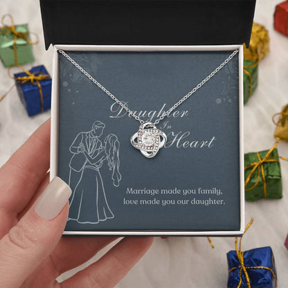 Daughter-in-Law Love Knot Necklace – Marriage Made You Family