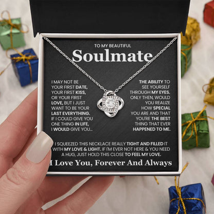 To My Soulmate Love Knot Necklace – Last Everything — product thumbnail 8