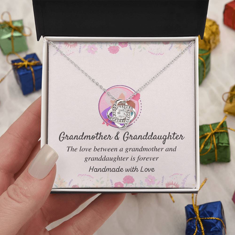 To My Granddaughter Love Knot Necklace – The Love Between Us — product image 29