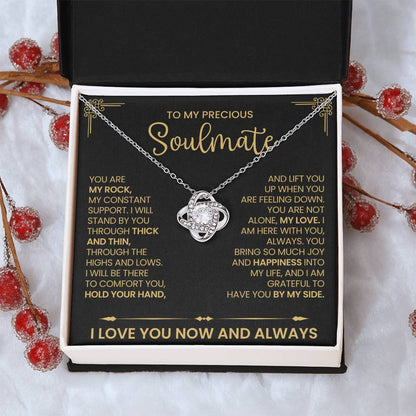 To My Precious Soulmate Love Knot Necklace – My Constant — product thumbnail 30