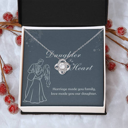 Daughter-in-Law Love Knot Necklace – Marriage Made You Family
