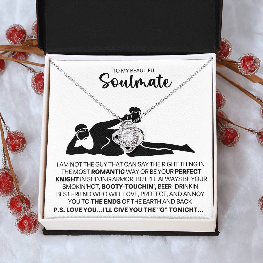 To My Beautiful Soulmate Love Knot Necklace – Best Friend Forever — product image 12