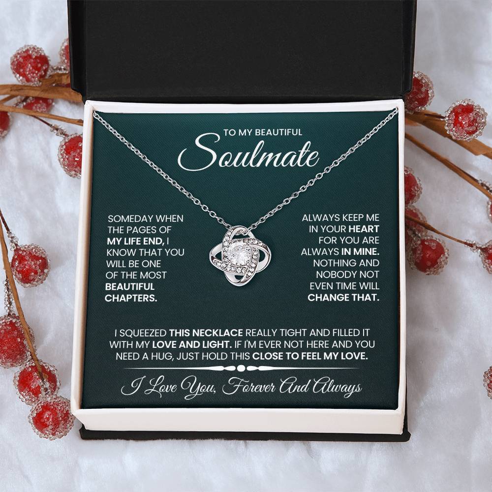 To My Soulmate Love Knot Necklace – Beautiful Chapter — product image 31