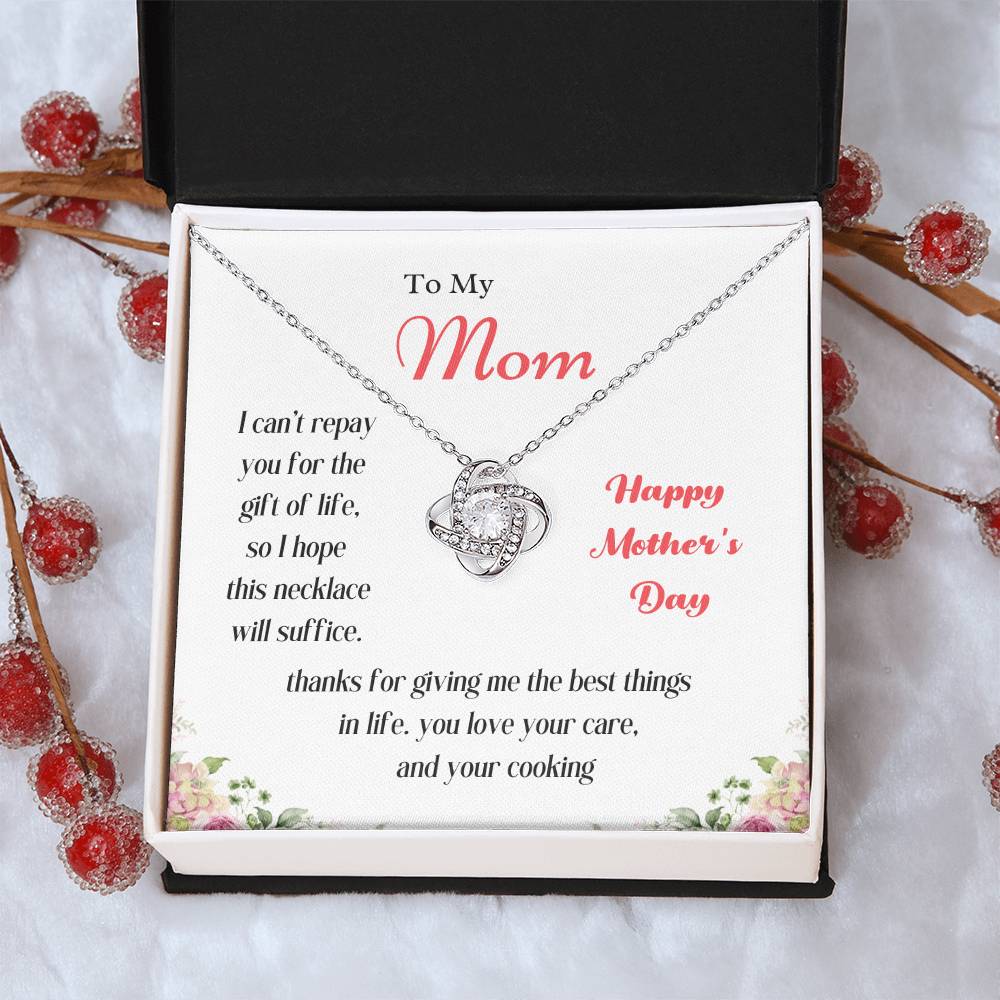 To My Mom Love Knot Necklace – Thank You for the Best Things — product image 31