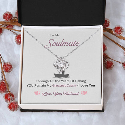 Fishing Love Knot Necklace for Soulmate – My Greatest Catch