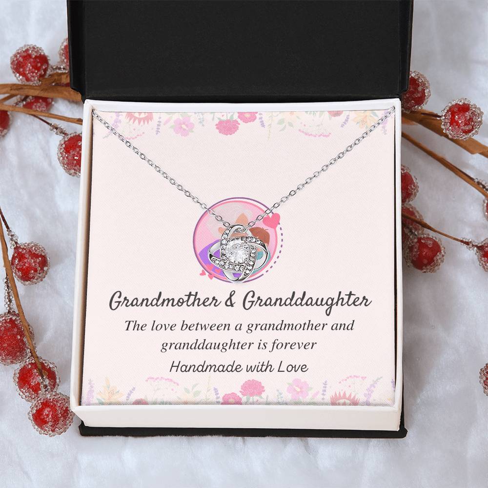 To My Granddaughter Love Knot Necklace – The Love Between Us — product image 12