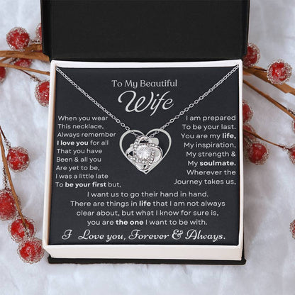 To My Beautiful Wife Love Knot Necklace – My Life and Inspiration — product thumbnail 13