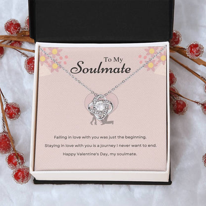 Valentine's Love Knot Necklace for Soulmate – Journey of Love