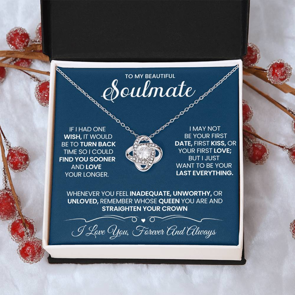 To My Soulmate Love Knot Necklace – My Last Everything — product image 32