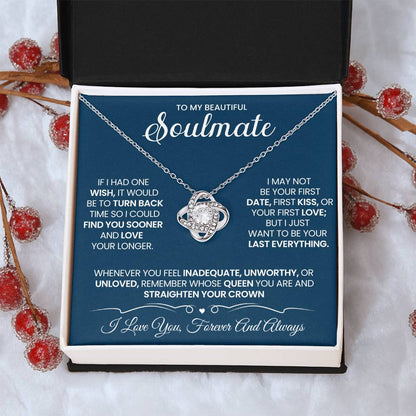To My Soulmate Love Knot Necklace – My Last Everything — product thumbnail 32