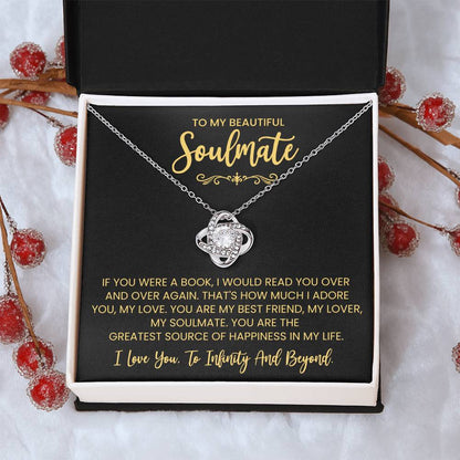 To My Beautiful Soulmate Love Knot Necklace – My Greatest Happiness — product thumbnail 31