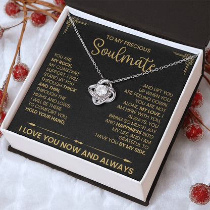To My Precious Soulmate Love Knot Necklace – My Constant — product thumbnail 13