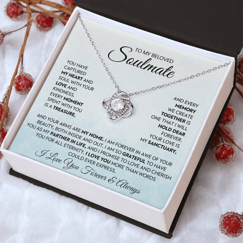 To My Beloved Soulmate Love Knot Necklace – My Sanctuary — product image 30