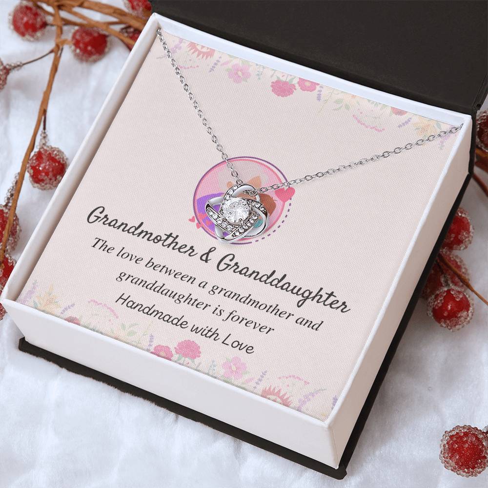 To My Granddaughter Love Knot Necklace – The Love Between Us — product image 13