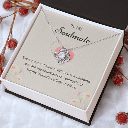 Valentine's Love Knot Necklace for Soulmate – My Everything