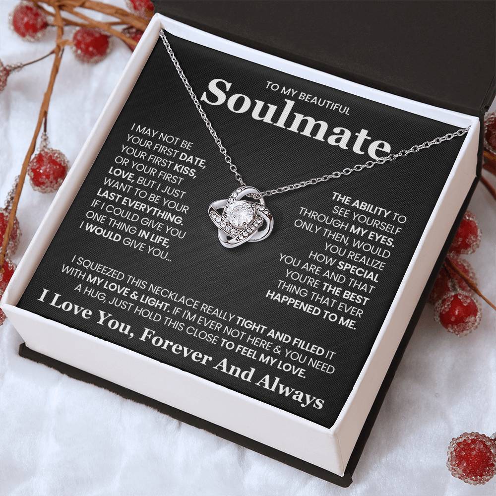 To My Soulmate Love Knot Necklace – Last Everything — product image 32