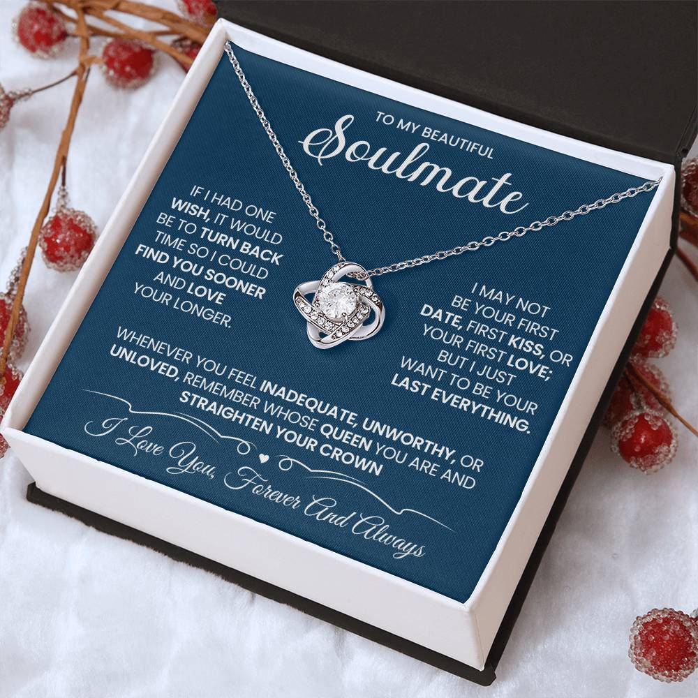 To My Soulmate Love Knot Necklace – My Last Everything — product image 13