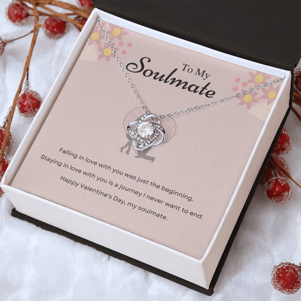 Valentine's Love Knot Necklace for Soulmate – Journey of Love