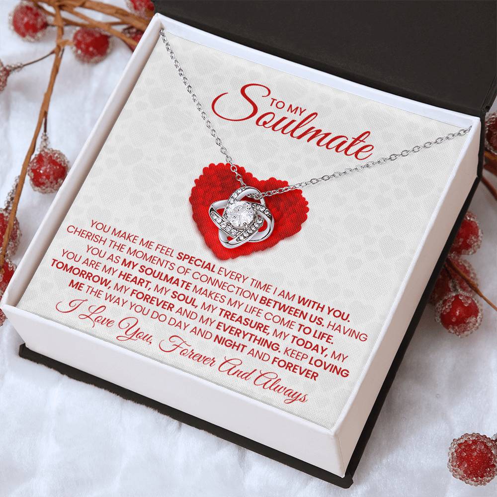 To My Soulmate Love Knot Necklace – My Today, Tomorrow & Forever — product image 32