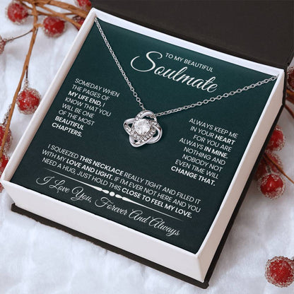 To My Soulmate Love Knot Necklace – Beautiful Chapter — product thumbnail 32