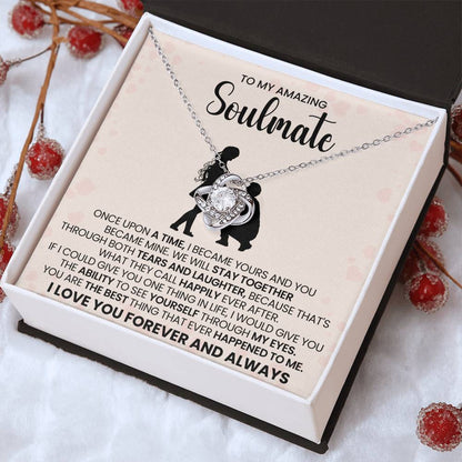 To My Amazing Soulmate Love Knot Necklace – Happily Ever After Love — product thumbnail 33