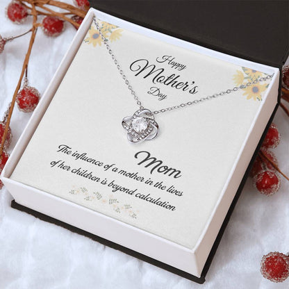 Mom Love Knot Necklace – Influence Beyond Measure