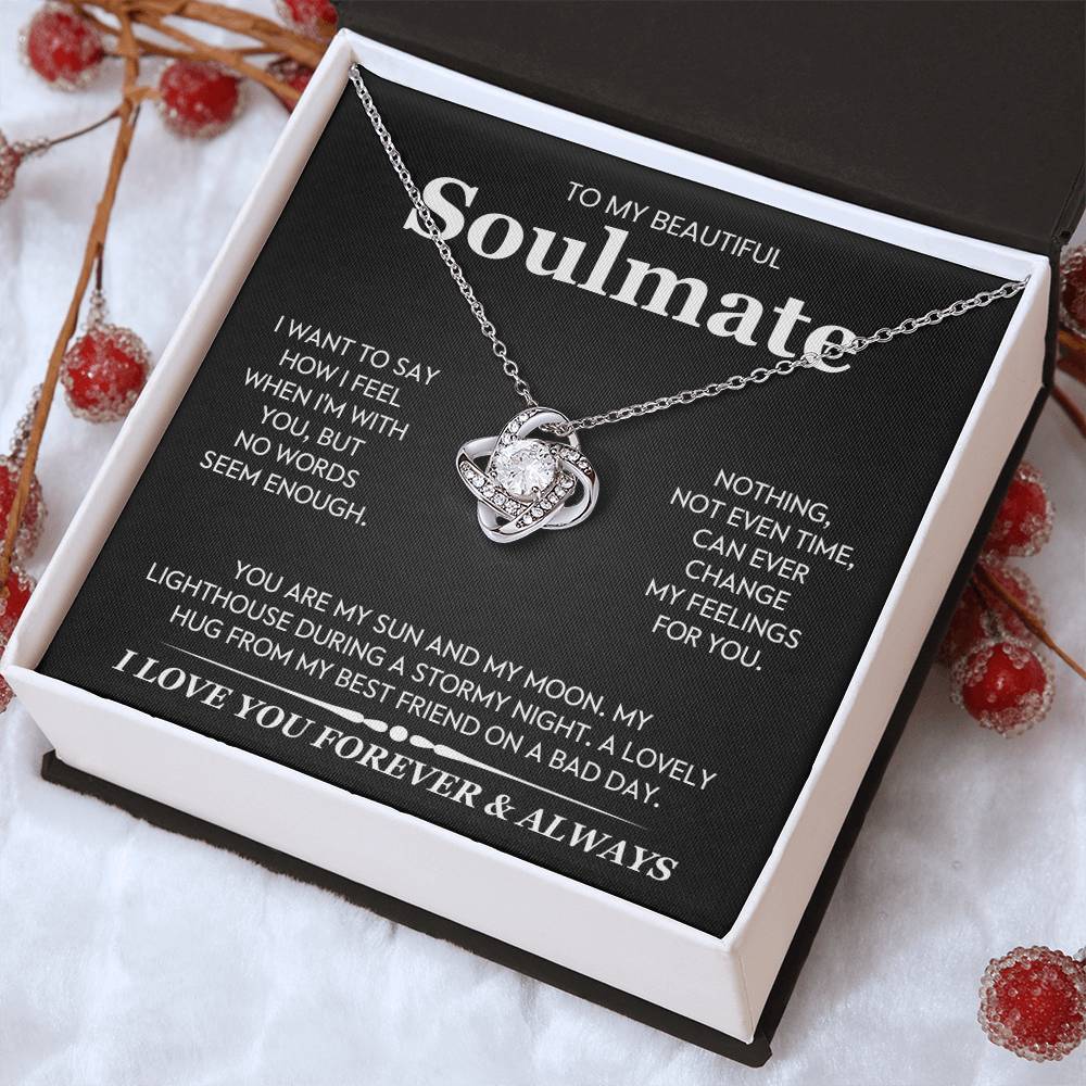 To My Beautiful Soulmate Love Knot Necklace – My Sun and Moon — product image 34