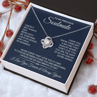 To My Precious Soulmate Love Knot Necklace – Never Forget My Love — product thumbnail 32