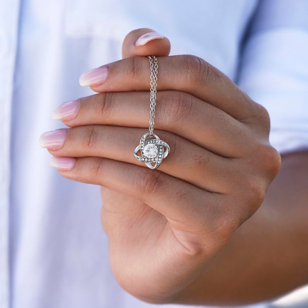 To My Beautiful Soulmate Love Knot Necklace – My Sun and Moon — product image 1